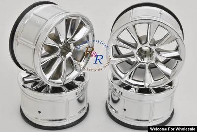 1/10 RC Car LP32 WHEEL ATG RS8 CHROME (4pcs)