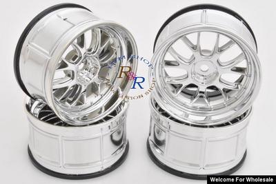 1/10 RC Car LP32 LM-R WHEEL CHROME (4pcs)