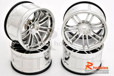 1/10 RC Car LP35 WHEEL RAYS VOLKRACING RE30 CHROME (4pcs)