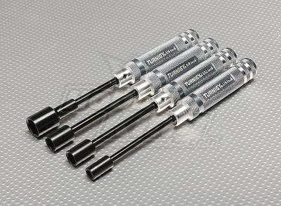 Turnigy HEX socket Screwdriver (3/6 inch, 1/4 inch, 11/32 inch and 3/8 inch ) 4pcs