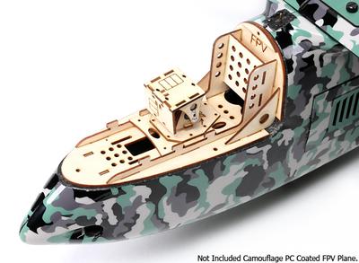 Pan And Tilt Cockpit with 360deg Moving Base For Camouflage PC FPV Plane With Servos