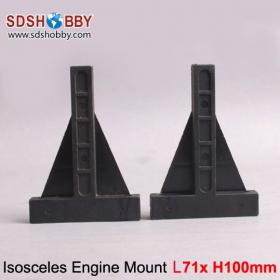 1pair* Isosceles Nylon Engine Mount L71x H100mm