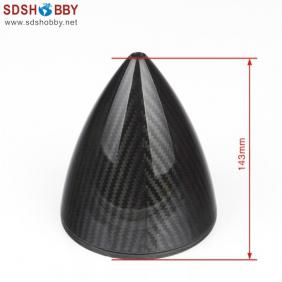 RC Model 4.5″(114.3mm)  Carbon Fiber Spinner with Carbon Fiber Back plate 3K Surface Processing