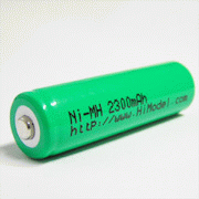 2300mAh AA rechargeable Ni-Mh battery