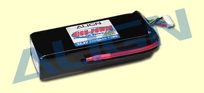 Align 6S1P 22.2V 3300mAh/40C (T-REX 600)