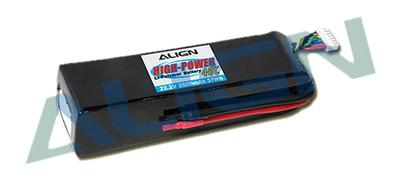 Align 6S1P 22.2V 2600mAh/40C/A (T-REX 500 )