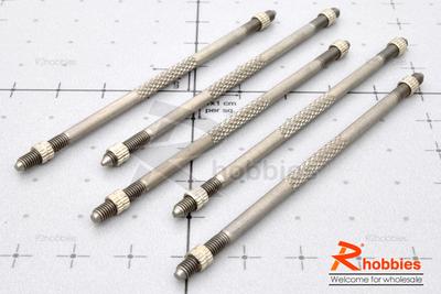 M3x80mm Titanium Alloy Push Rod (5pcs/set)