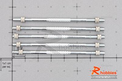 M2.8 x 70mm Anodizing Push Rod (5pcs/set)