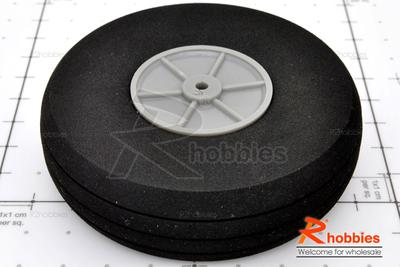 Î¦80 x H23.5 x Î¦3mm Plastic Landing Wheel + Solid Sponge Tyre