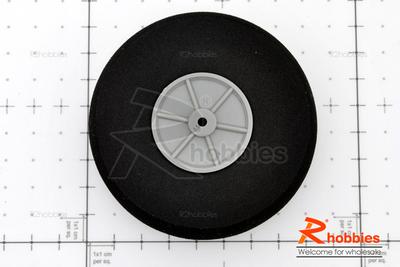 Î¦30xH12mm Plastic Landing Wheel + Solid Sponge Tyre