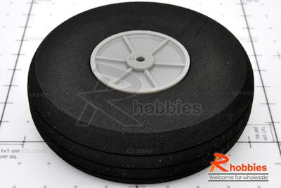 Î¦30xH12mm Plastic Landing Wheel + Solid Sponge Tyre