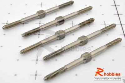 M3 x 51mm Stainless Steel Push Rod (5pcs/set)