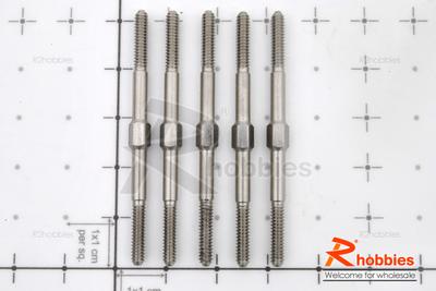 M3 x 51mm Stainless Steel Push Rod (5pcs/set)