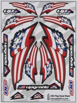 Upgrade RC USA Flag Sheet Universal Decal UPG9000