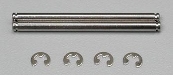 Traxxas Chrome Suspension Pin with Clip 44mm TRA2640