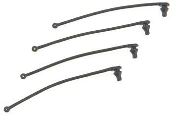 Traxxas Body Clip Retainer Black Spartan (4) TRA5750