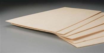 Midwest Poplar Plywood 1/8x12x24" (6) MID5530