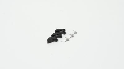 JQ Products 7075 Black Clutch Shoes with Springs - for 3-Shoe Clutch JQPB130