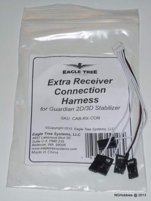 Extra Receiver Connection Harness for Guardian 2D/3D Stabilizer