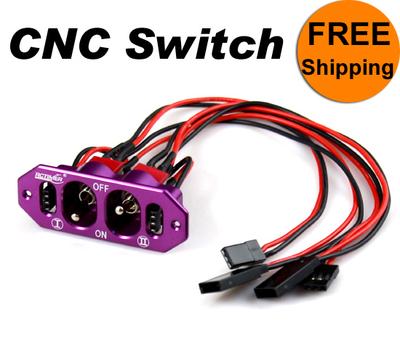 CNC Switch (2 Switches/2 Charge Jacks) - Purple