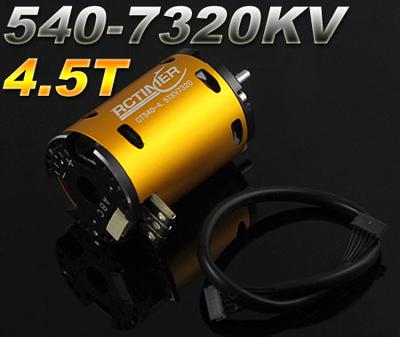 540-4.5T 7320KV 3 Slot Sensored Timing Adjustable For 1/10, 1/12