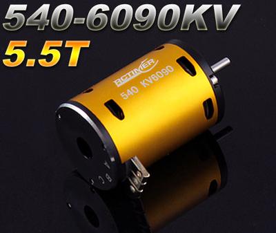 CT540-5.5T 6090KV 3 Slot Sensorless For 1/10, 1/12 RC Car