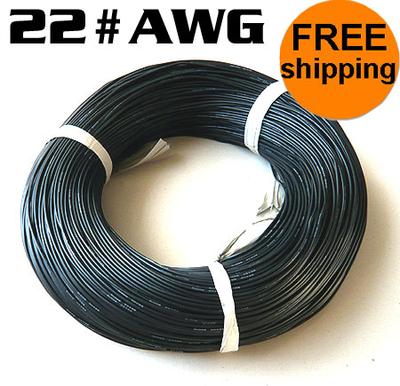 20 Meter #22AWG Silicon Wire Black