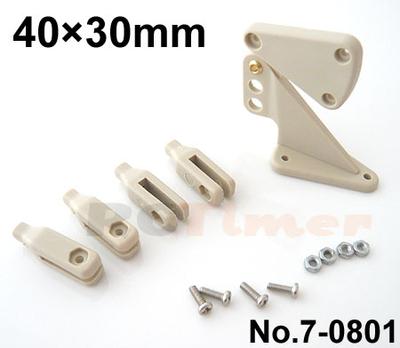 5 Sets Control Horns W/Ball Clevis W/Balls 40×30mm No.7-0801