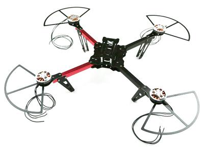 X400 Quadcopter Kit W/ Propeller protecting Rings