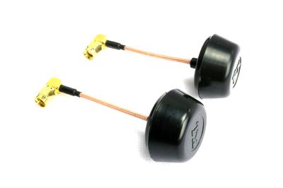 90 Degree 5.8 GHz Circular Polarized Antenna  Set - Black, RP-SMA Plug