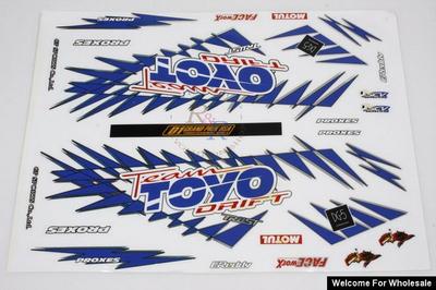 1/10 TOYO Drift Self Adhesive Decals