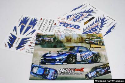 1/10 TOYO Drift Self Adhesive Decals