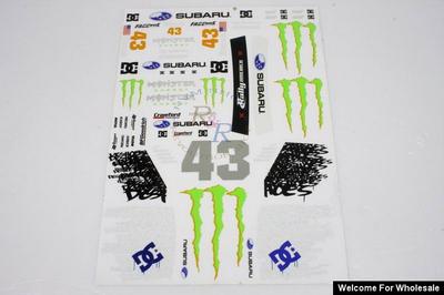 1/10 Monster Energy Self Adhesive Decals