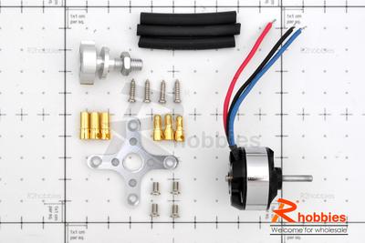 Eurgle RC Plane 1600kv (rpm/v) D2805 Brushless Outrunner Back Mounting Motor