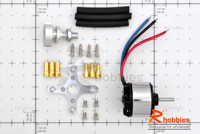 Eurgle RC Plane 1580kv (rpm/v) D2810 Brushless Outrunner Back Mounting Motor