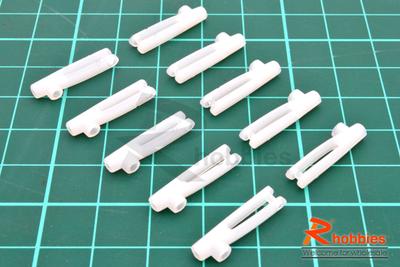 Plastic Push Rod Clevises (Î¦1 x L21mm) (10pcs/set)