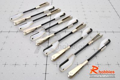 M2 X Î¦1.8X50mm Metal Servo Push Rod (10pcs/set)