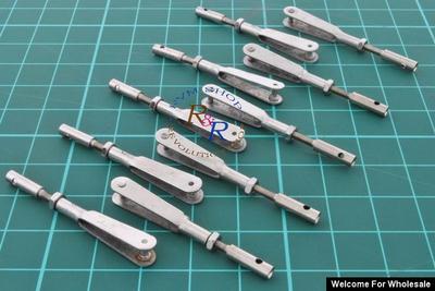 Aluminium Push Rod Clevises (Î¦2 X M2 X 20mm) (10pcs/set)