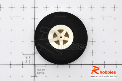 Î¦45xH104mm Plastic Landing Wheel + Solid Sponge Tyre