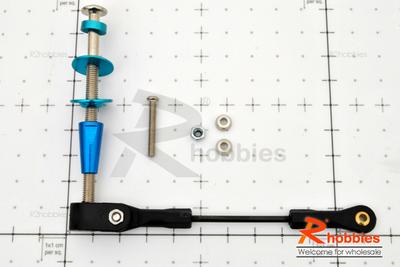 M4.5 x L90 x L72 x W23mm 100cc GP Plane Adjustable Companding Aluminum Servo Arm