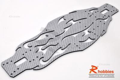 1/10 RC Car TEH-R31 / OTA-R31 3-Belt Carbon Fiber Upgrade Kit - DANCE FIRE (Platinum Style)