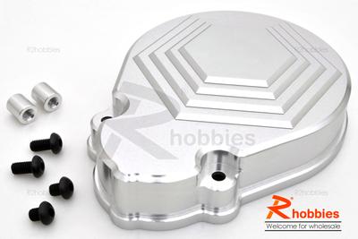 KM HPI Baja 5B 5T SS-Alloy Gear Cover for Standard Baja Transmissions