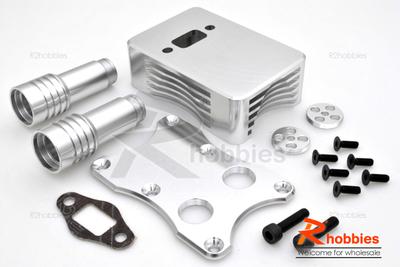 KM HPI Baja 5B 5T SS-Alloy Rev Box (Gray)