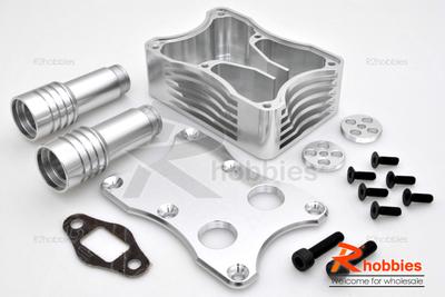 KM HPI Baja 5B 5T SS-Alloy Rev Box (Gray)