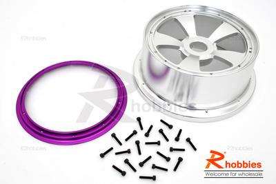 KM HPI Baja 5B 5T SS-Alloy Wheel (4pcs)