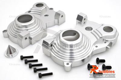 KM HPI Baja 5B 5T SS-Alloy Gear Box Silver