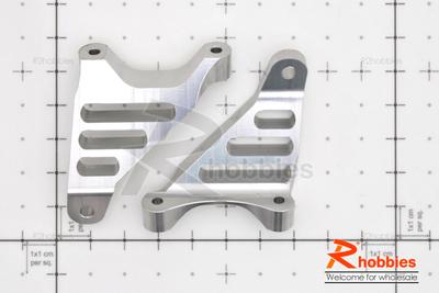 KM HPI Baja 5B 5T SS- Alloy front hub carrier1(Silver)