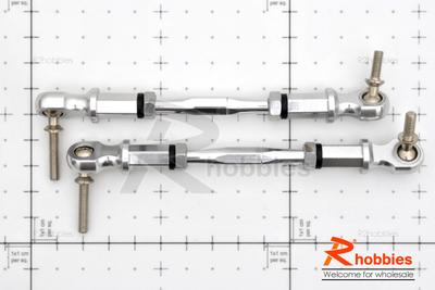 KM HPI Baja 5B 5T SS-Alloy Steering Turnbuckle Set