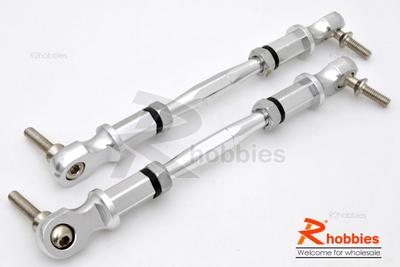 KM HPI Baja 5B 5T SS-Alloy Steering Turnbuckle Set