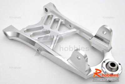 KM HPI Baja 5B 5T SS-Alloy Front lower control arm (Silver)